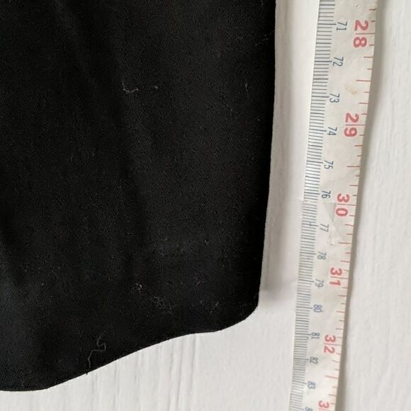 AGB  LADIES SZ 10 CROPPED BLACK FLAT FRONT PANTS - Picture 4 of 8